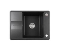 Кухонная мойка ESTELA 50 S-TQ 1B 1D ONYX BLACK