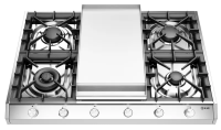 Отдельностоящая газовая варочная поверхность HCP965FD/SS Отдельностоящая газовая варочная поверхность HCP965FD/SS